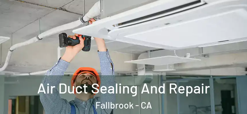 Air Duct Sealing And Repair Fallbrook - CA