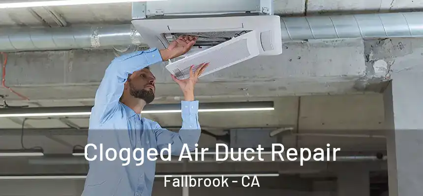  Clogged Air Duct Repair Fallbrook - CA