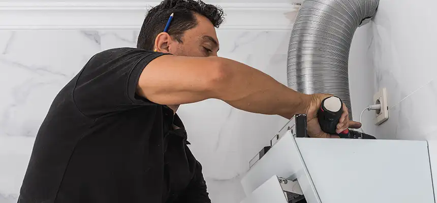 Precision In-wall Dryer Vent Cleaning & Rerouting Corrections in Fallbrook, CA